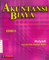 Image of Akuntansi Biaya Edisi 5 (Cover Pink)