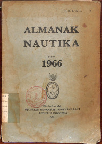 Image of Almanak Nautika Tahun 1966
