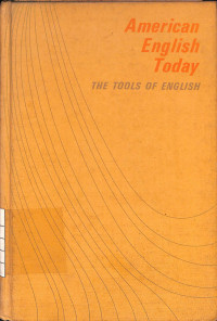 Image of American English Today : The Tools of English