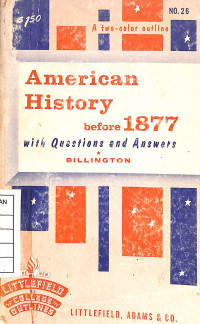 Image of American History Before 1877