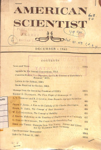 Image of American Scientist - Volume 51, December 1951, Number 4