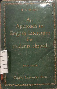 Image of An Approach to English Literature for Students Abroad Book 3