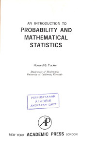 Image of An Introduction to Probability and Mathematical Statistics