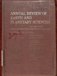Image of Annual Review of Earth and Planetary Sciences