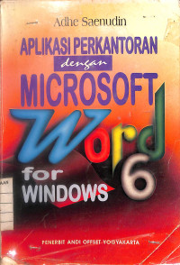 Image of Aplikasi Perkantoran Dengan Microsoft Word 6 for Windows