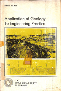 Image of Application of Geology To Engineering Practice