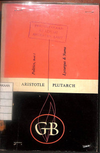 Image of Aristotle : Politics - Book I (Number 4, First Year)