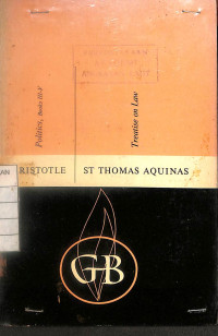 Image of Aristolle : Politics - Book III-V (number 5, third year)
