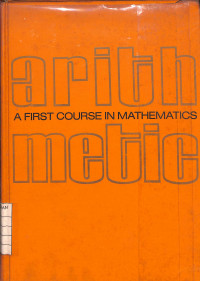 Image of Arithmetic : a First Course in mathematics
