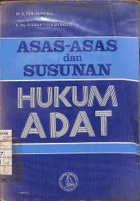 Image of Asas - Asas dan Susunan Hukum Adat