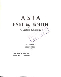 Image of Asia East by South, A Cultural Geography
