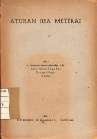 Image of Aturan Bea Materai