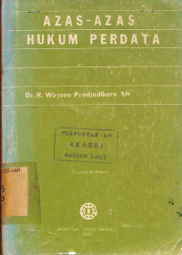 Image of Azas-Azas Hukum Perdata