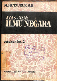 Image of Azas-Azas Ilmu Negara