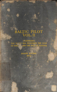 Image of Baltic Pilot Vol. II