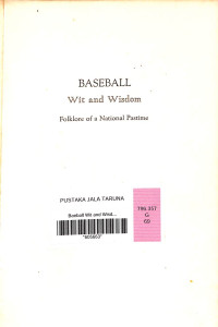 Image of Baseball Wit And Wisdom