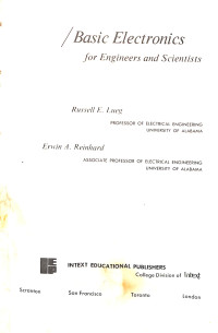 Image of Basic Electronics for Engineers and Scientists