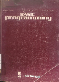 Image of Basic Programming - Third Edition