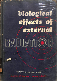 Image of Biological Effects Of External Radiation