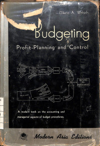 Image of Budgeting : Profit-Planning and Control - Modern Asia Editions
