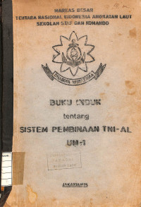 Image of Buku Induk tentang Sistem Pembinaan TNI-AL UM-1
