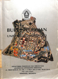 Image of Buku Pedoman Universitas Diponegoro Tahun 1991 - 1992