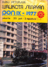 Image of Buku Petunjuk Walikota Senayan