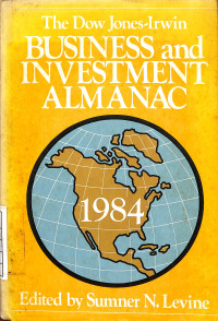 Image of Business and Investment Almanac 1984
