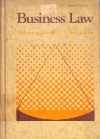 Image of Business Law , UCC Standard Volume - Tenth Edition