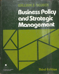 Image of Business Policy And Strategic Management - Third Edition