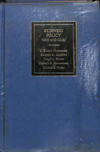 Image of Business Policy Text and Cases - Fifth Edition