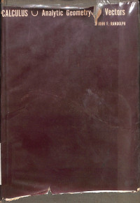 Image of Calculus , Analytic Geometry , Vectors
