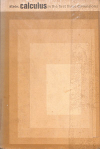 Image of Calculus In The First Three Dimensions