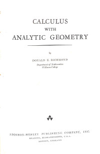 Image of Calculus with Analytic Geometry