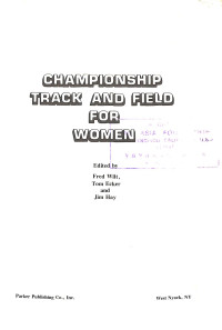 Image of Championship Track and Field For Women