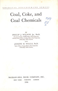 Image of Coal, Coke and Coal Chemicals