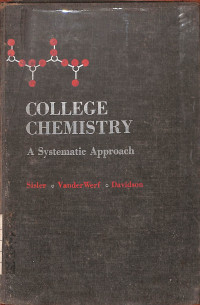 Image of College Chemistry A Systematic Approach