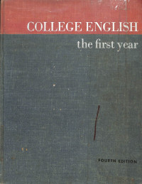 Image of College English the First Year