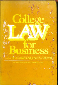 Image of College Law for Business