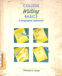 Image of College Writing Basics - A Progressive Approach