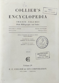 Image of Collier's Encyclopedia - Volume 19 U to Zwolle