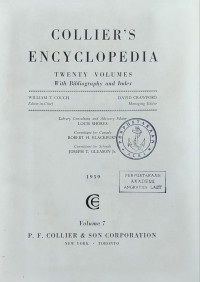 Image of Collier's Encyclopedia - Volume 7 Ebers to Fenugreek