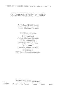Image of Communication Theory