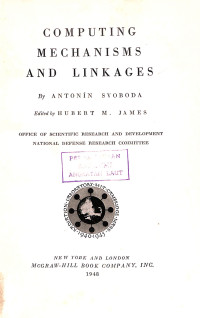 Image of Computing Mechanisms and Linkages
