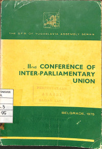 Image of Conference of Inter-Parliamentary Union 2nd Edition