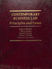 Image of Contemporary Business Law : Principles and Cases