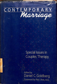 Image of Contemporary Marriage : Special Issues in Couples Therapy