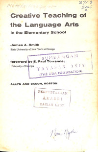 Image of Creative Teaching of the Language Arts