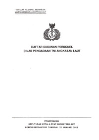 Image of Daftar Susunan Personel Dinas Pengadaan TNI Angkatan Laut