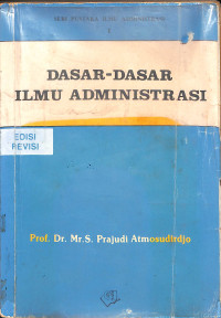 Image of Dasar-dasar Ilmu Administrasi